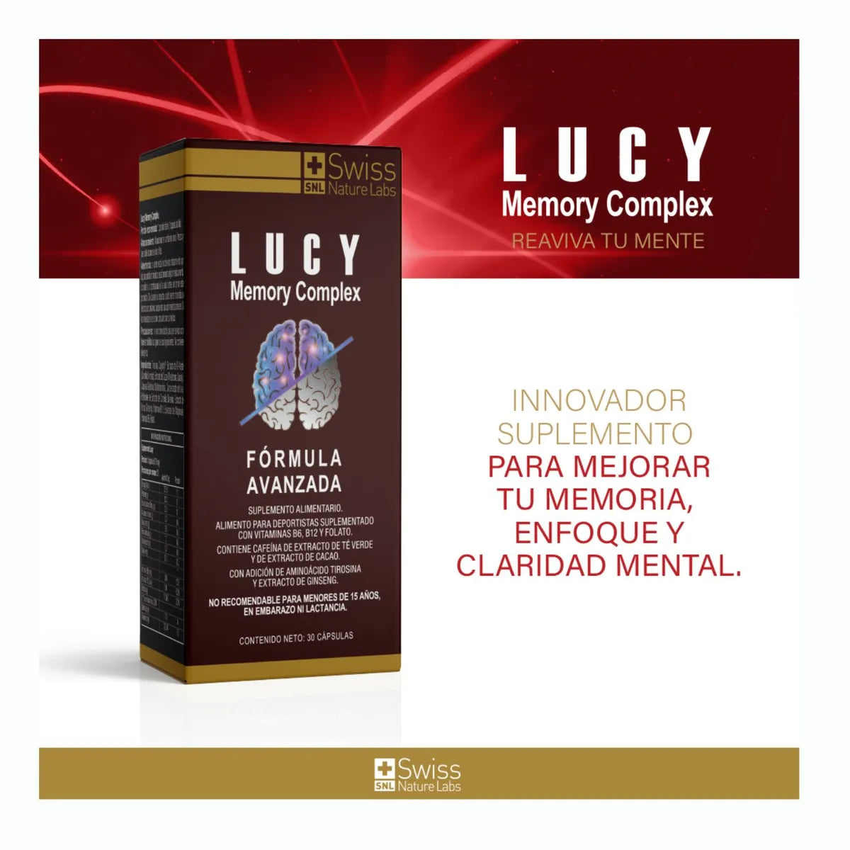 Lucy Memory Complex Memoria y enfoque. 30 Cápsulas