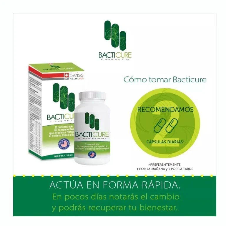 Bacticure Complejo Probiótico. 60 cápsulas